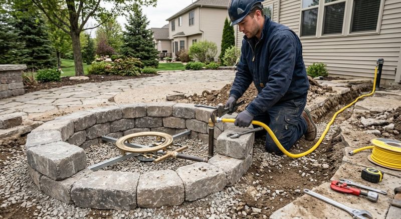 Fire Pit Gas Line Installation in Fort Lauderdale, FL