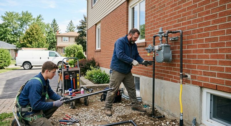 Propane Line Installation in Fredericksburg, VA