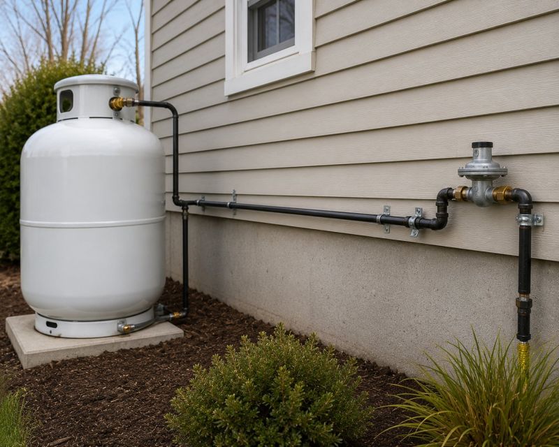 Propane Line Replacement in Fredericksburg, VA